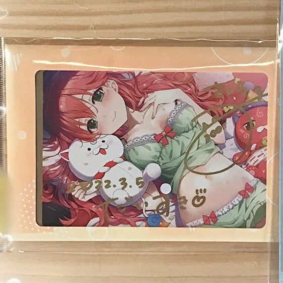 Sakura Miko hololive Birthday Celebration 2022 Autographed Postcard