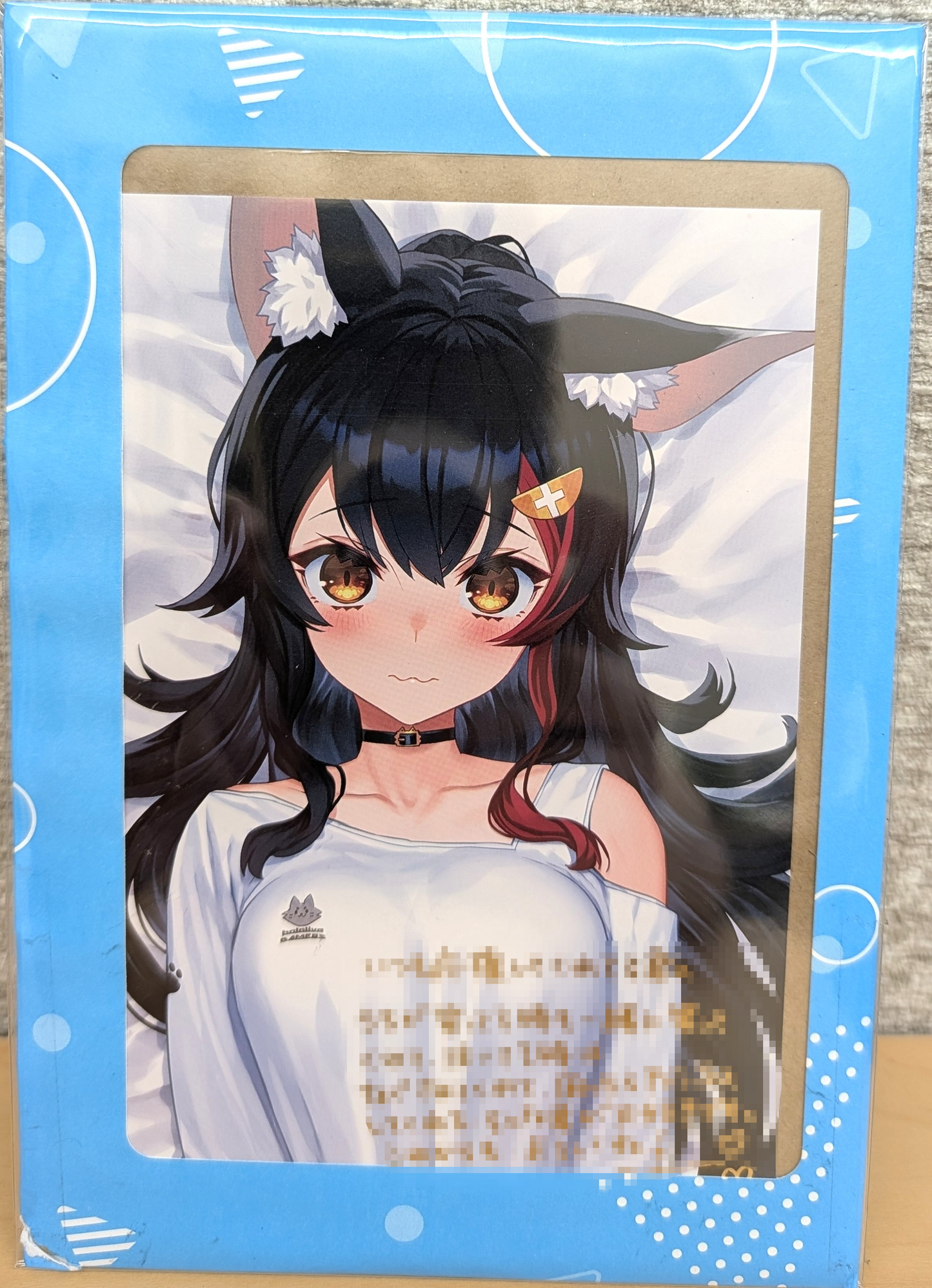 Ookami Mio hololive 2022 Birthday Commemorative Foil-stamped Autograph & Message Postcard