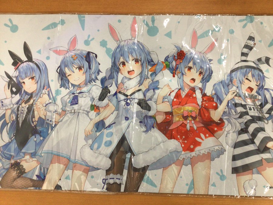 Usada Pekora hololive 4th anniversary rubbermat