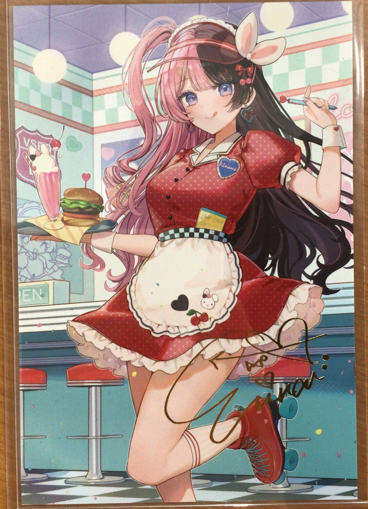 Tachibana Hinano VSPO! 5th Anniversary 2025 Foil-Stamped Postcard