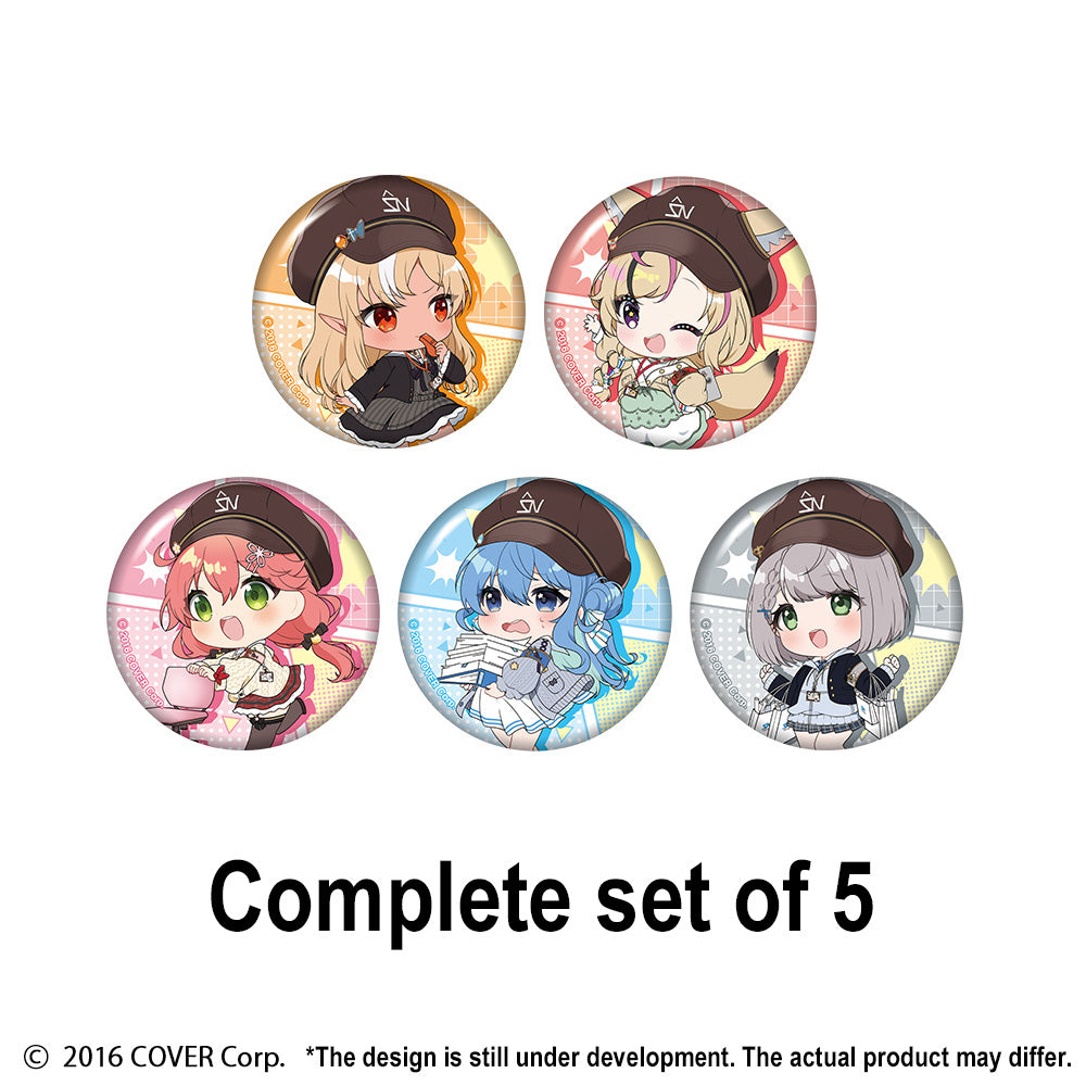 Set of 5 Can Badges (A・Mini Character Version)