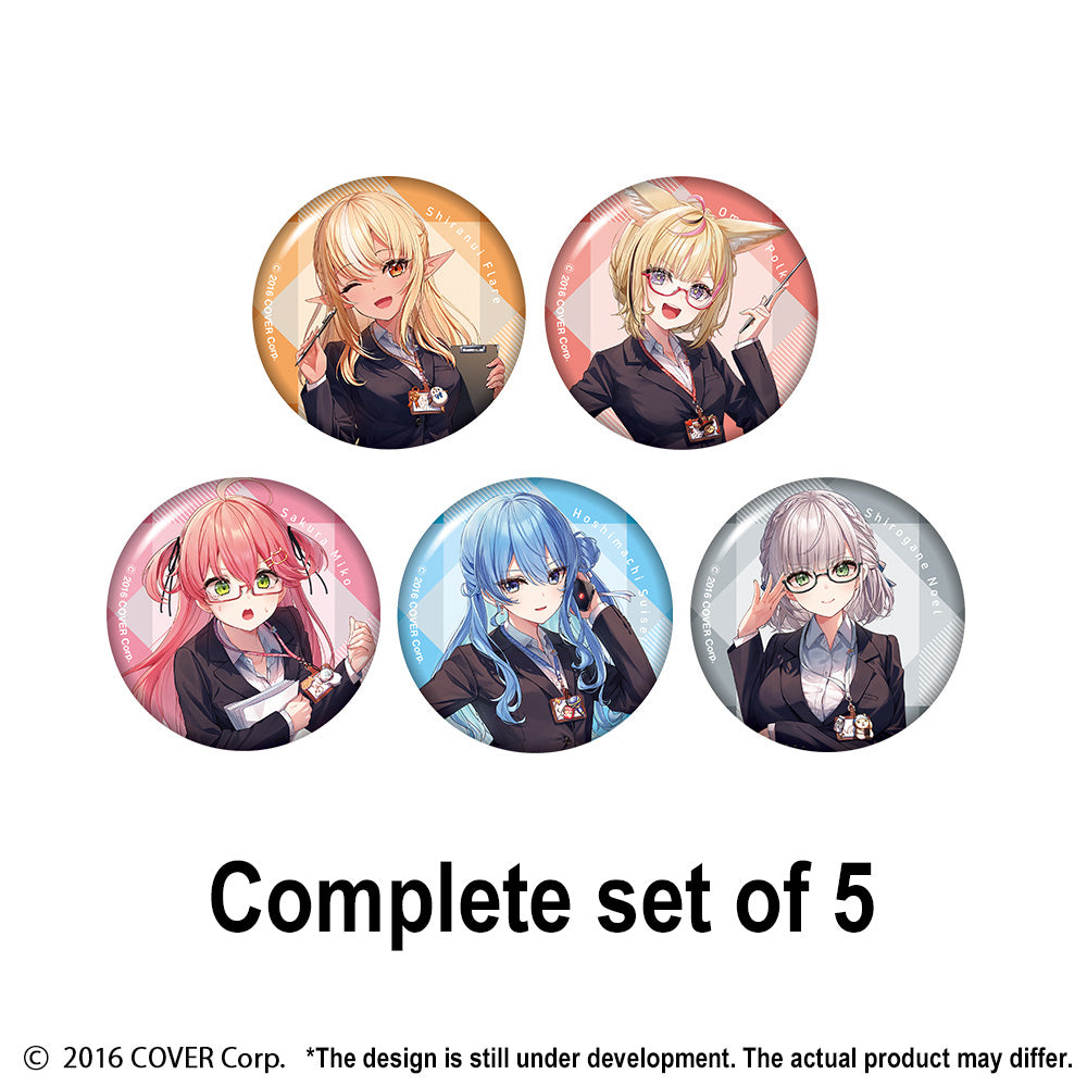 Set of 5 Can Badges (B・Full-body version)