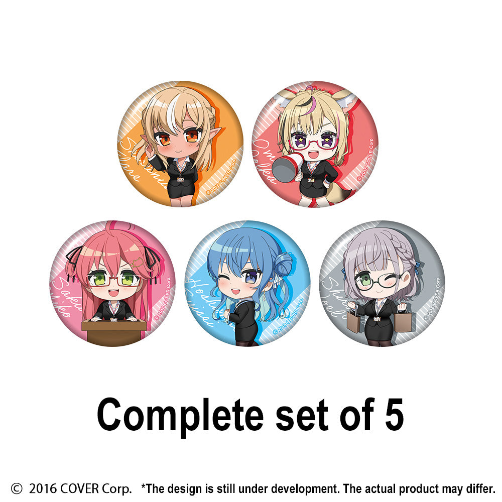 Set of 5 Can Badges (B・Mini Character Version)
