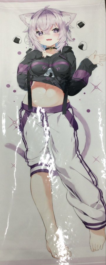Nekomata Okayu hololive Birthday 2021 Chiru Kamio Original Illustration Life-Size Tapestry