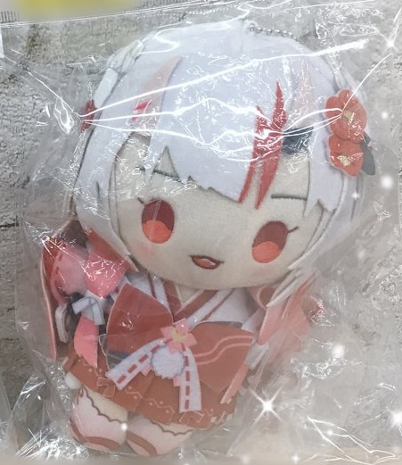 Nakiri Ayame　hololive　birthday celebration 2024 shrine maiden outfit plushie keychain