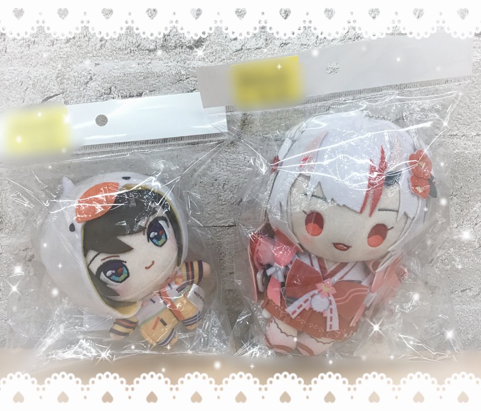 Nakiri Ayame　hololive　birthday celebration 2024 shrine maiden outfit plushie keychain