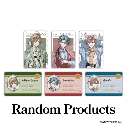 Random Collectible Cards (6 Types)