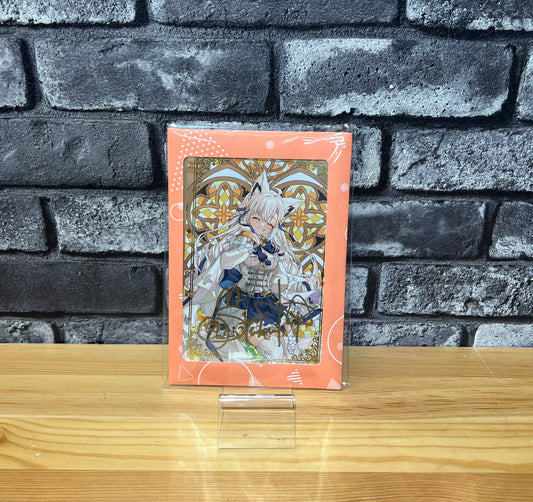 Shirakami Fubuki - 2024 Birthday Commemorative Postcard with Handwritten Autograph