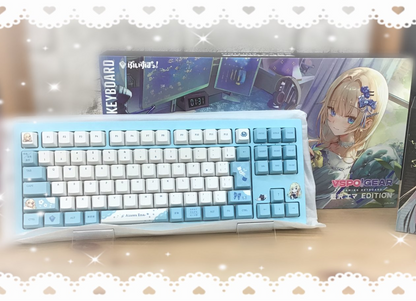 藍沢エマ　ぶいすぽっ!  VSPO! GEAR ゲーミングキーボード Ver. 2