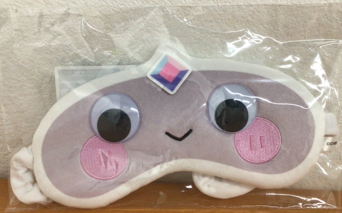 Koseki Bijou　hololive　pebble pajama outfit commemorative googly eyes pebble eye mask