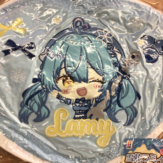 ホロライブ ラミィのときめきハートマカロン風クッション エニマイくじ スイーツパティシエ 雪花ラミィ
