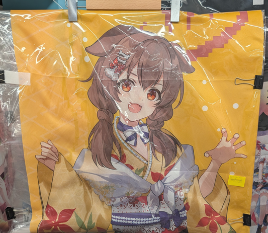 Shelf Preview : Inugami Korone hololive × Gokurakuyu・RAKU SPA Collaboration “Furo Life Gamers” Store Flag